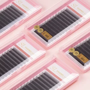 L M LC LD Curl Korean Pbt Supply Private Label Vendor Handmade Dark Matte YY W3D 4D 5D 6D 0.07 L M Full Volume Eyelash Extension