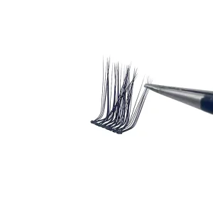L shaped Segmented Eyelashes Extensions Pre Cut Lashes Self Adhesive Lash Segments Long Lasting