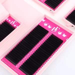 LB LJ LC Curl Individual Camelia Lash Extension Private Label Volume Supplies Korean PBT Cruelty Free Vegan