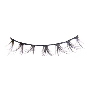 LN013 Cruelty-Free Reusable Full Strip Eyelashes with Natural for 3D Synthetic Material Portable Case On-The-Go Touch up Makeup