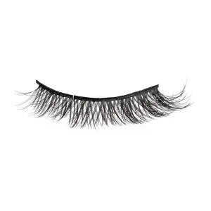 LN82 Handmade Cruelty Free Mink Effect Eyelashes for Volume Natural Strip Made Synthetic Hair Natural for 3D Soft Cotton