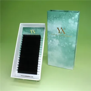 LOGO OEM ODM Handmade Volume Lash Trays Eyelash Extension Classic Cashmere Eyelash Fluffy Matte Black