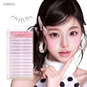 Large Capacity Lower Lashes Mixed Four in One Wild Cat Flame Lashes Lazy Sun Segment Cat Paw False Eyelashes