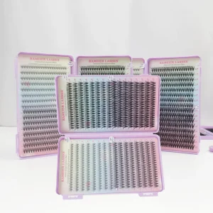 Lash Book 30D Fluffy Lash Clusters Custom Diy Lash Extension Trays Premium Individual Lash Supplies