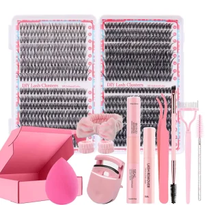 Lash Book Vendors Private Label EyeLashes Extension Segment DIY Bulk Cluster Lashes Trays Beauty Makeup Tool Gift