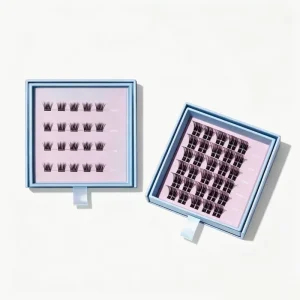 Lash Cluster Kit 8 16mm Mix Length Natural Looking Water Proof Cluster Lashes DIY Lash Cluster Segment Kit