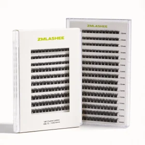 Lash Cluster Kit Thin Band DIY Cluster Eyelashes With Bottom Private Label DIY Fluffy Segment Lashes Clusters Spike