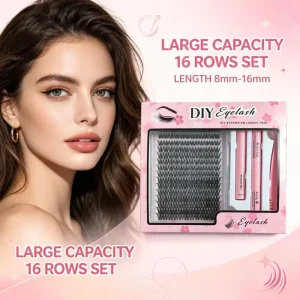 Lash Cluster Kit Thin Band DIY Cluster Eyelashes With Bottom Private Label DIY Segment Lashes Clusters Spike