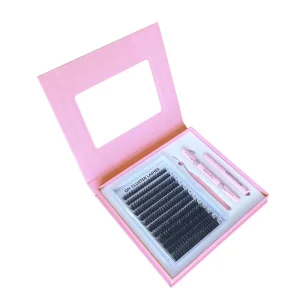 Lash Cluster ODM Manufacturer Lash Cluster Kit Full Set Spikes Bottom Lashes Bond Seal Tweezers