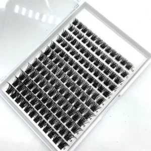 Lash Cluster Trays Custom Logo Spikes and Bottom Lashes Cluster