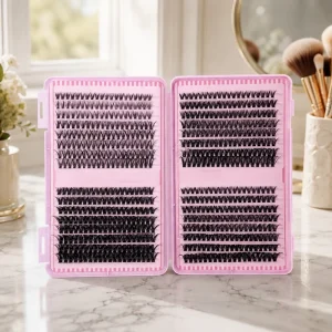 Lash Clusters 40 Rows Wispy DIY Eyelash Extensions Kit With Storage Case 30P 40P 60P 80P