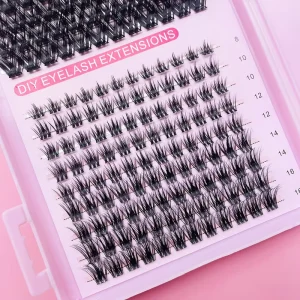 Lash Clusters DIY Eyelash Extension Mixed Length Private Label Lash Cluster Kit