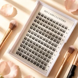 Lash Clusters DIY Eyelash Extensions Kit C D Curl Fluffy Individual Cluster Lashes