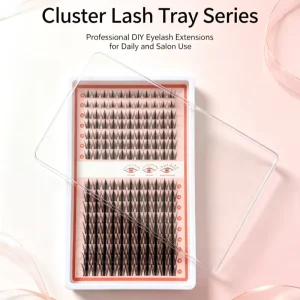 Lash Clusters DIY Mixed Lengths 8 to 18mm Wispy Soft Cluster Lashes Natural Cat Eye Doll Eye for At Home Lash Extensions