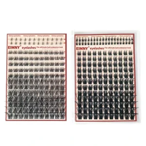 Lash Clusters DIY Semi Handmade 14 Row Cluster Lashes 10-16mm Synthetic Fiber Box Pack