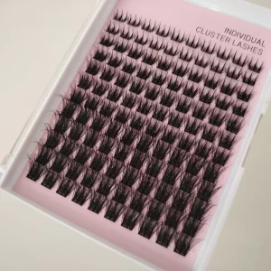 Lash Clusters Fluffy Anime Eyelashes Clusters Faux Mink Fairy Individual Lash Extension Manga Lash Clusters With Spikes