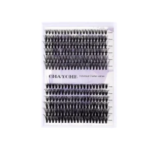 Lash Clusters Kit Individual Lashes Cluster Lash Bond Seal Waterproof Semi Hand Made Black Eyelash Extensions DIY Eyelash Kit