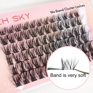 Lash Clusters No Band Individual Eyelash Cluster Extensions DIY Lash