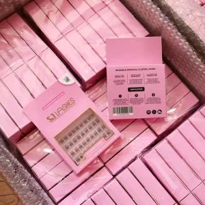 Lash Clusters OEM ODM Custom Packaging Reusable Individual Eyelashes Soft Natural Look 8 16mm Mixed Length