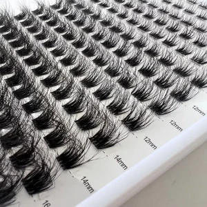 Lash Clusters Tray Eyelash Extention C D Curl Soft Diy Lash Extension Kit Thin Band Pre cut Cluster Lashes