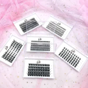 Lash Clusters Wet Wispy Spike Cluster Lashes Fluffy Pestaas Cluster with Spikes