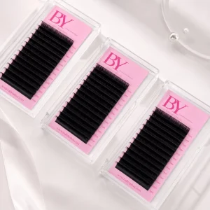 Lash Custom 0.03 D Curl Vegan Volume Eyelashes Extension Lash Trays Cashmere Lash Supplier Soft Natural Matte Black