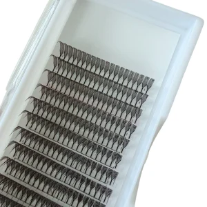 Lash Custom Korean PBT Wing Comic Lash Private Label Anime Spike Lash Premade Fan Lash Supplier Eyelash Extension