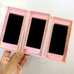 Lash Extensions Custom Premium Soft Silk Lash Extension Trays Matte Black Volume Cashmere Velvet Lash Extensions