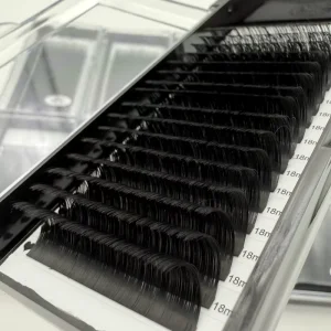 Lash Extensions Premium Soft Silk Lash Extension Trays Matte Black Volume Cashmere Velvet Lash Extensions