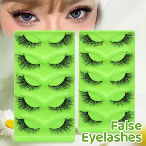 Lash Factory Cat Eye Mink Lashes Fluffy Eye Lashes Full Strip Eyelashes False Eyelashes Natural Eyelashes