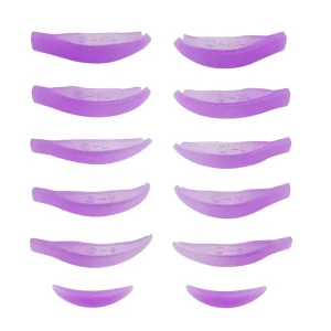 Lash Lift Pads Reusable 5 Pairs Lash Lift Shields Professional Salon Specific Glitter Lash Lift Silicone Rods