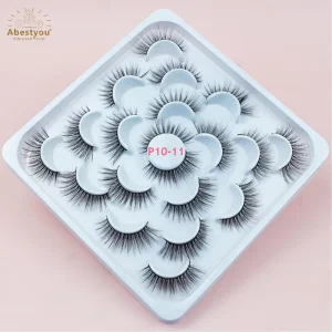 Lash New Style Faux Mink Eyelashes Wispy Fluffy Look Full Strip Lashes