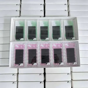 Lash Soft Matte Black Cashmere Volume Eyelash Extension 0.03 0.05 0.07 Classic Lash Extensions Trays