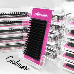 Lash Supplies Velvet Dark Authentic Siberian Mink Lash Trays Cashmere Lash Extensions Trays