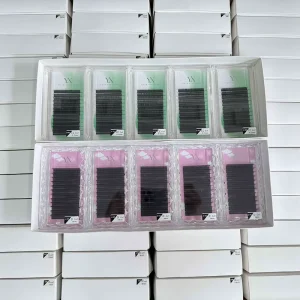 Lash Trays Silk Individual Volume Velvet Eyelash Extensions Matte Black Cashmere Lash Extensions