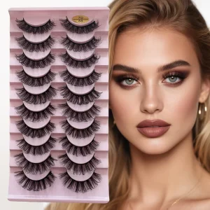 Lash Vendors Private Label Handmade 3D Style Lashes Dramatic Fluffy Synthetic False Eyelashes