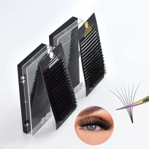 LashPlus Eyelash Extension Supplies Simple Fan Eyelash Extension Tray Russian Curl 0.03 0.05 0.07 Eyelash CC Curl