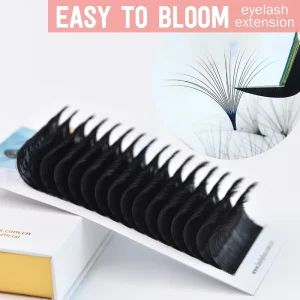 LashPlus Individual Lash Extensions Premium Dark Black Private Label Volume Korean Silk Eyelash Extensions
