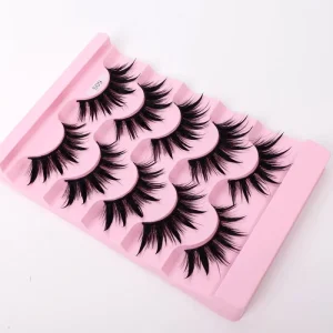 Lashes Beauty Wet Eyelashes 3D Mink Magnetic Eyelashes 10pcs Segment Lashes False Eyelashes