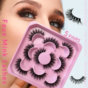 Lashes Extension Pointy Base Premade Volume Long Lasting Naturally Eyelashes Eyelash Curler Full Strip Eyelashes