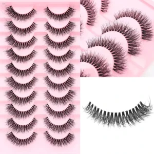 Lashes Lash Clear Band Private Label Vegan Free Sample for 3D Faux Minks Natural Handmade 0.07MM Thickness