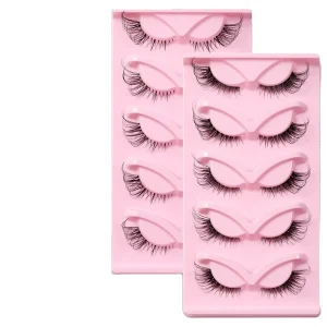 Lashes Lash Clear Band Private Label Vegan Sample for 3D Faux Minks Natural Handmade 0.07MM Thickness