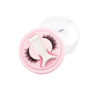 Lashes Lightweight and Comfortable for Women Sensitive Eyes Daily Makeup with Mirror Case Natural