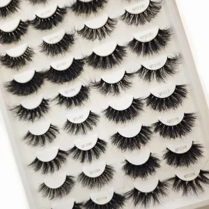Lashes Real Hand Made Synthetic Hair Own Brand 3d Silk Eyelashes silk Private Label OEM Mink Eyelashes