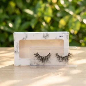 Lashes Supplier Full Strip Eye Lash Natural Vegan Lashes 3D Faux Mink Eyelashes 20mm