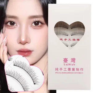 Lashes Taiwan Clear Band Natural False Eyelashes Hand Made Taiwan High Quality Lashes for Makeup Beauty Tools