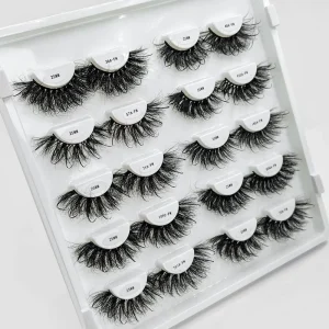 Lashes Vendor Spike Real Mink Private Custom Packaging Labels Individual Eyelash Extensions Full Strip Eyelashes