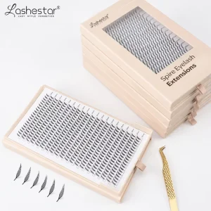 Lashestar Spire Eyelash Extensions Private Label Anime Comic Spike Lashes For Eyelash Extension Supplies