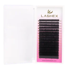 Lashex Premium Synthetic Hair Lash Extensions in Custom Packaging Made of Korean PBT Fiber for Christmas
