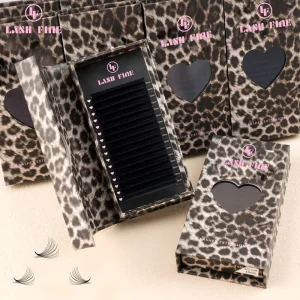 Lashfine Soft Volume Lash Extensions Private Label 0.02 0.25mm Cashmere Professional Individual Lash Extensions